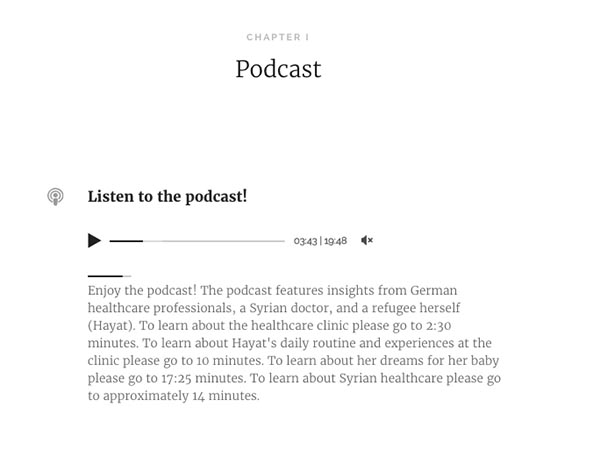 Podcast content type